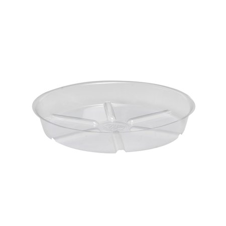 BOND MANUFACTURING 2.5 in. H X 10 in. D Plastic Plant Saucer Clear CVS010